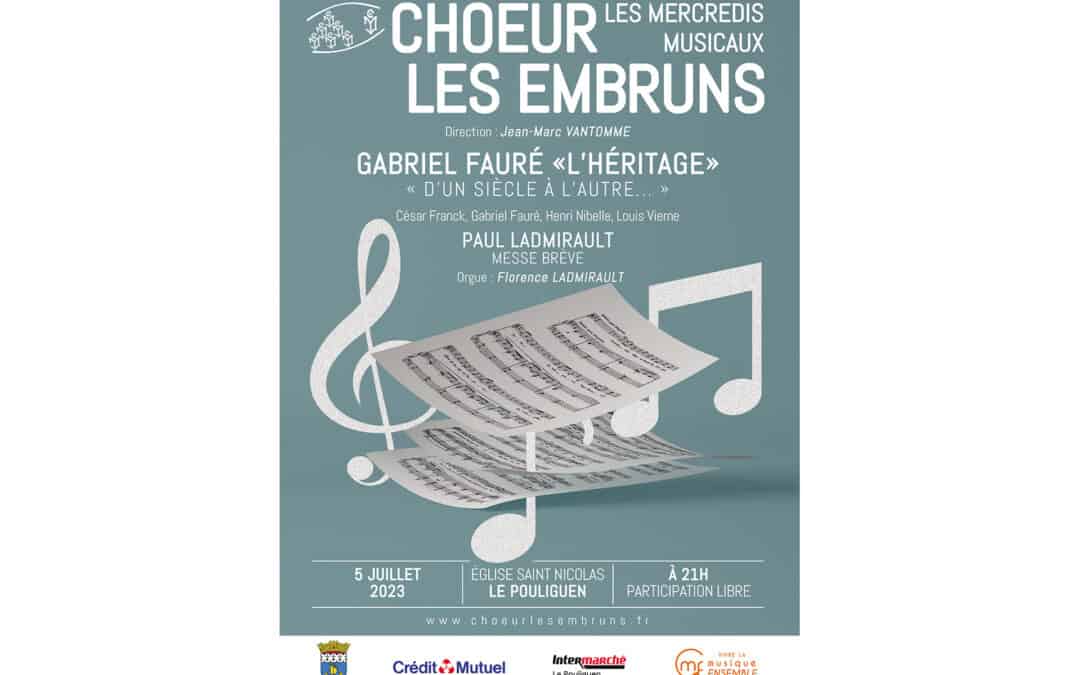 Concert Chœur Les Embruns